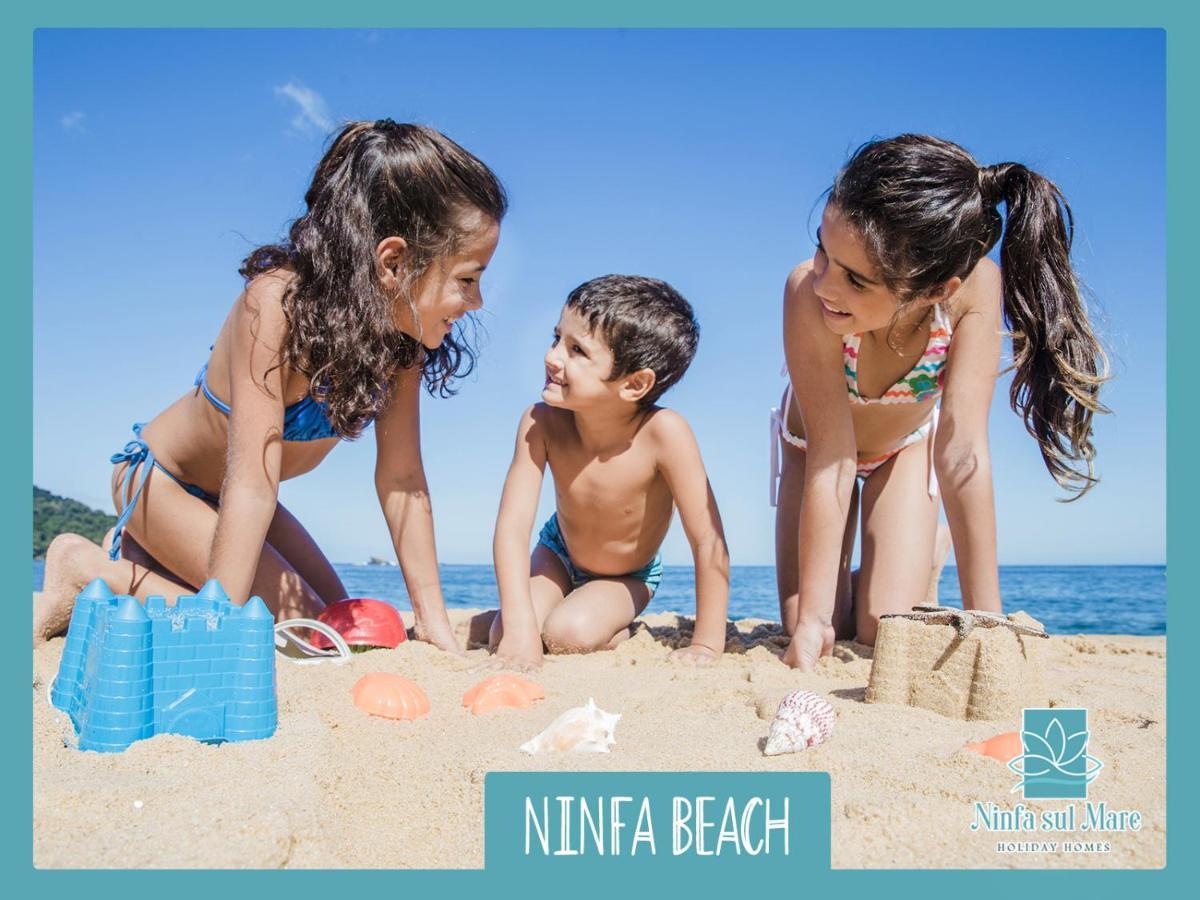 Ninfa Sul Mare Apartments 50 M E T R I Dal Mare Parcheggio Gratuito Custodito กาโปวาติกาโน ภายนอก รูปภาพ