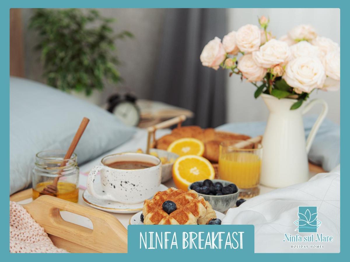 Ninfa Sul Mare Apartments 50 M E T R I Dal Mare Parcheggio Gratuito Custodito กาโปวาติกาโน ภายนอก รูปภาพ