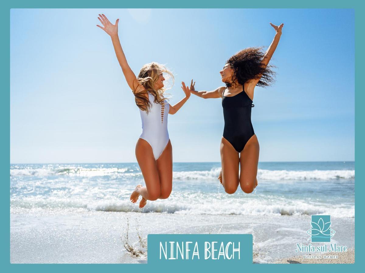 Ninfa Sul Mare Apartments 50 M E T R I Dal Mare Parcheggio Gratuito Custodito กาโปวาติกาโน ภายนอก รูปภาพ